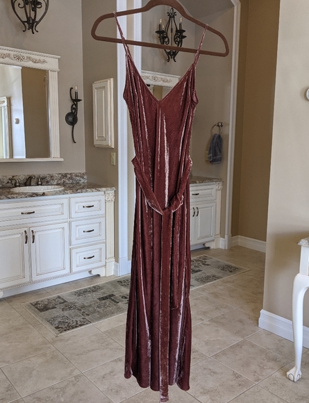 FRAME velvet slip dress - Picture 4 of 5